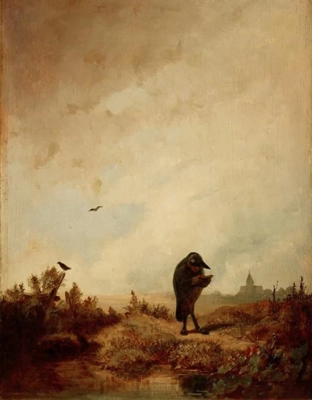 Il corvo - München, Neue Pinakothek